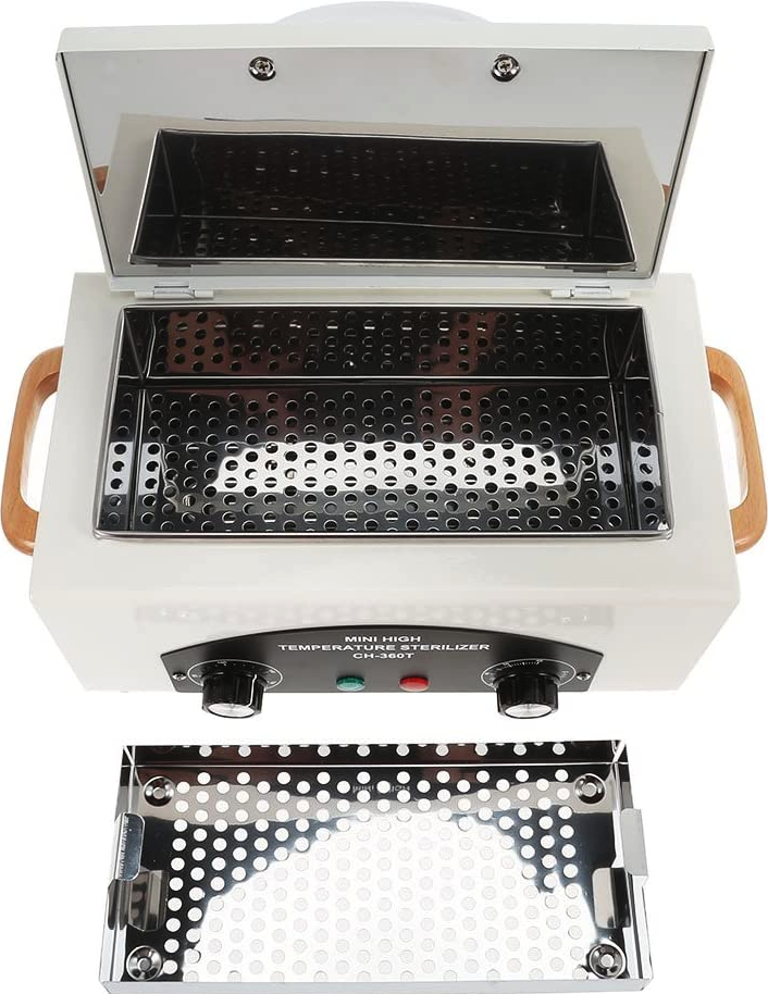 esterilizador por calor seco de alta temperatura 360B, para pedicure, manicure esterilizador, máquina de desinfección - Imagen 2